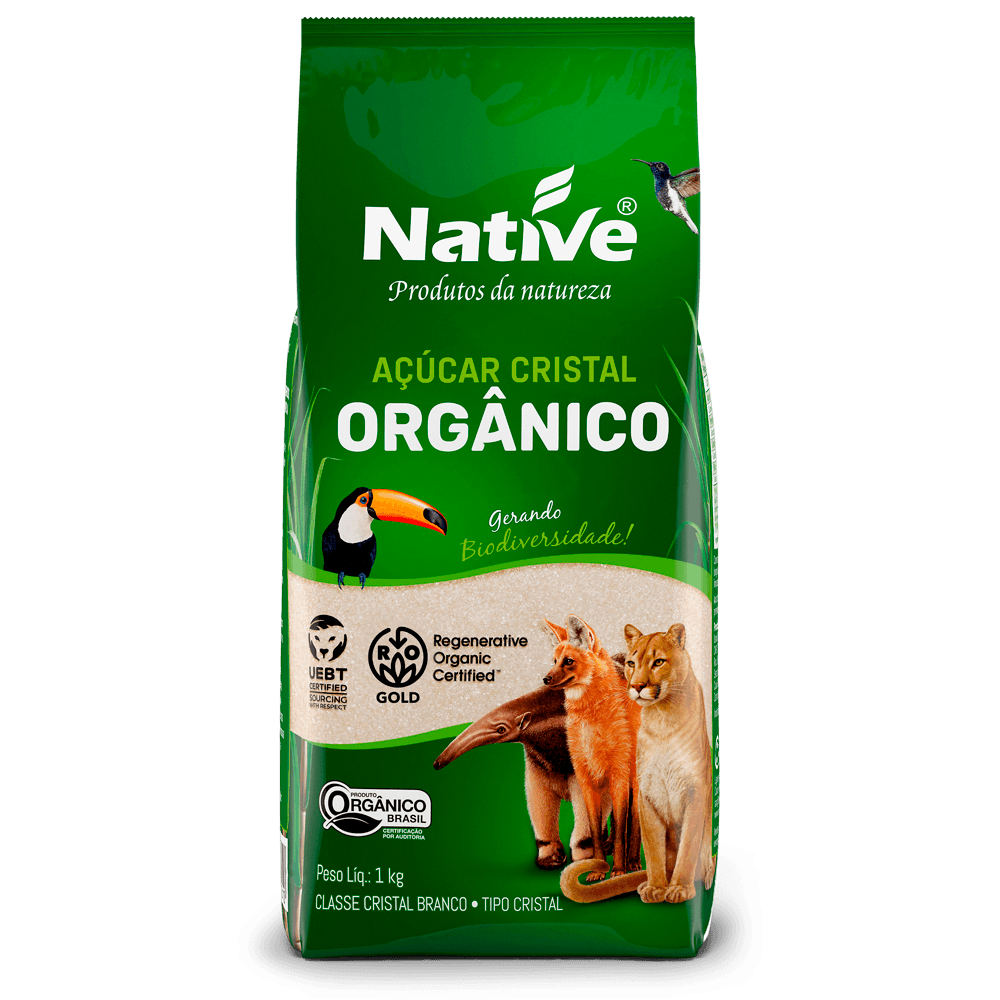 Native Açúcar Cristal Orgânico (1Kg)